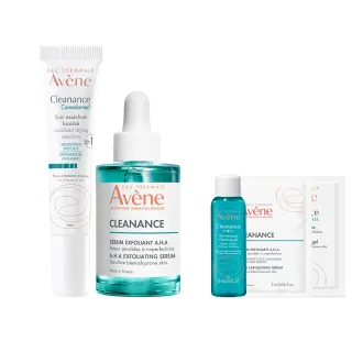 【Avene 雅漾官方直營】控油抗痘煥膚雙星組(精華液+A醛痘痘筆)