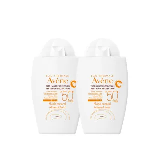 【Avene 雅漾官方直營】買一送一★物理防曬液SPF50 40ml(特殊美容後/敏感肌推薦)