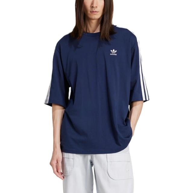 【adidas 愛迪達】圓領短袖T恤 Oversize tee 男 - JP1059