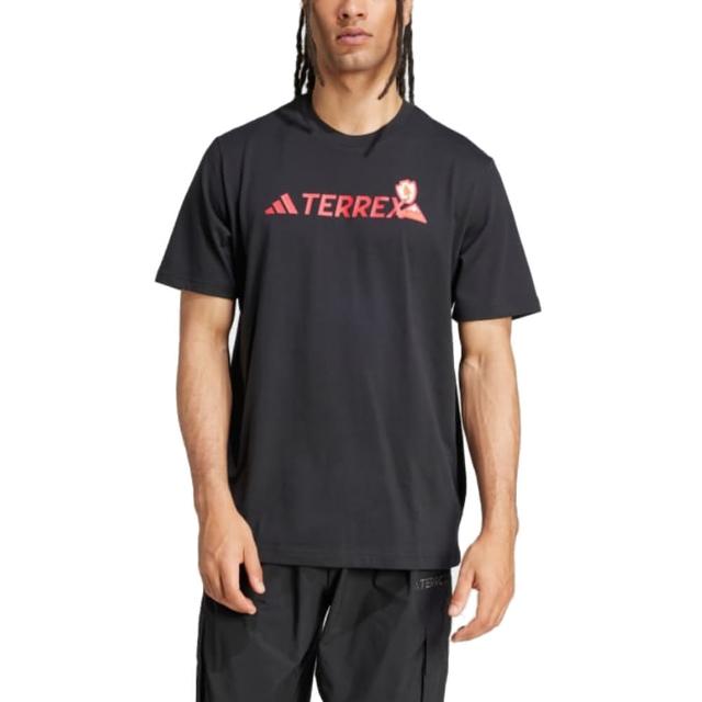 【adidas 愛迪達】短袖上衣 FESTIVAL TEE 男 - JI9165