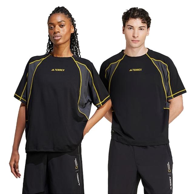 【adidas 愛迪達】舒適 寬鬆 國家地理 短袖上衣 NG U A.R TEC T 男女 - JP1299