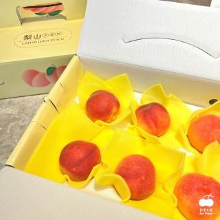 【舒果SoFresh】臺灣紅玉水蜜桃(6顆/約0.9KG/禮盒)