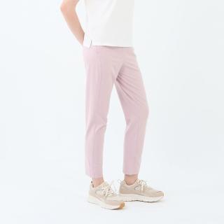 【GIORDANO 佐丹奴】女裝Easy Care九分褲 Liquid Touch系列(36 磨砂紫)