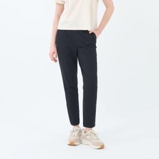 【GIORDANO 佐丹奴】女裝Easy Care九分褲 Liquid Touch系列(09 標誌黑)