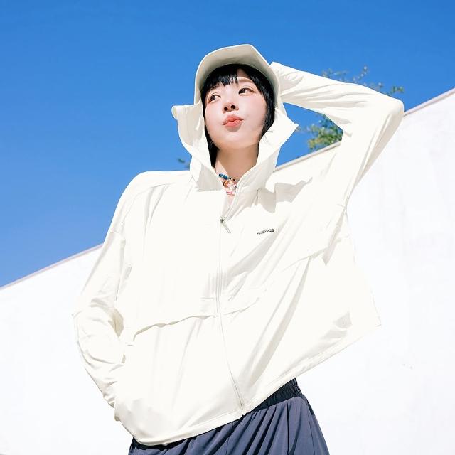 【adidas 愛迪達】防曬連帽外套 抗 UV 女 IT2487