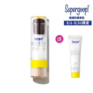 【Supergoop】柔焦控油礦物防曬蜜粉-透明SPF35 PA+++ 4.25g(藝人莎莎推薦)