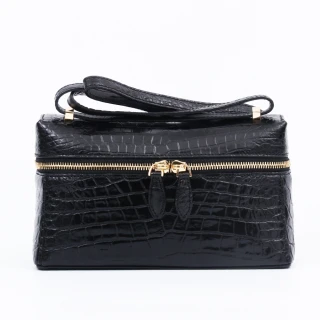 西班牙DMOM頂規鱷魚腹皮-珠寶包