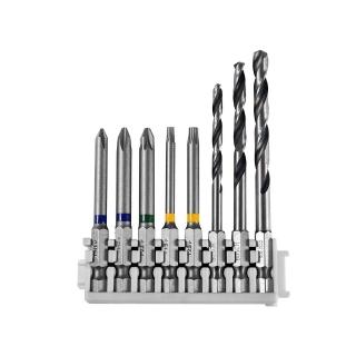 【BOSCH 博世】皮克力鐵工鑽頭 4/5/6mm及65mm起子頭 PH1/2;PZ2;T15/25