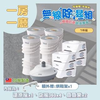 【GW 水玻璃】最新一代MIT新款多功能分離式無線除濕器-七件組