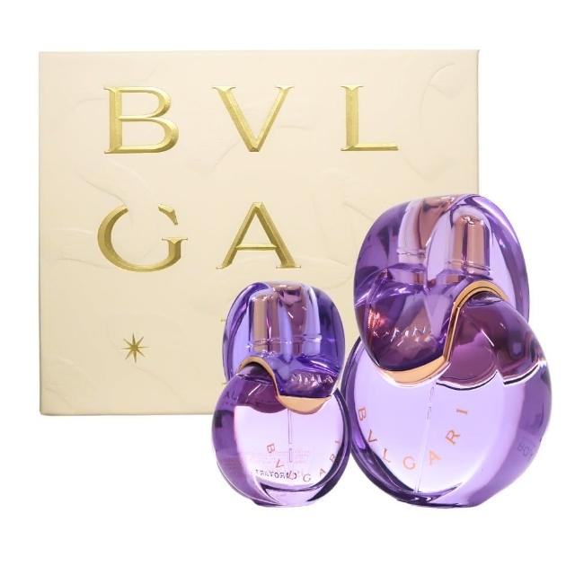 【BVLGARI 寶格麗】Omnia Amethyste 花舞輕盈-紫水晶淡香水禮盒 100ml +15ml(平行輸入)