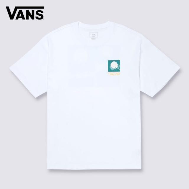 【VANS 官方旗艦】Smile Sun 男女款白色短袖T恤
