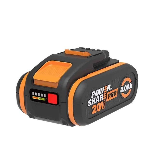 【WORX 威克士】20V鋰電池4.0Ah 橘 WA3014(WA3014)