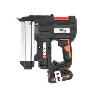 【WORX 威克士】20V 2合1 雙用鋰電釘槍 WX840.1 2.0Ah雙電(WX840.1)
