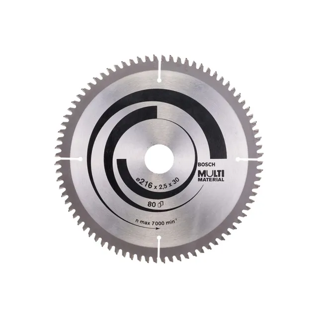 【BOSCH 博世】切鋁圓鋸片 8 1/2  216x2.5x30 T80