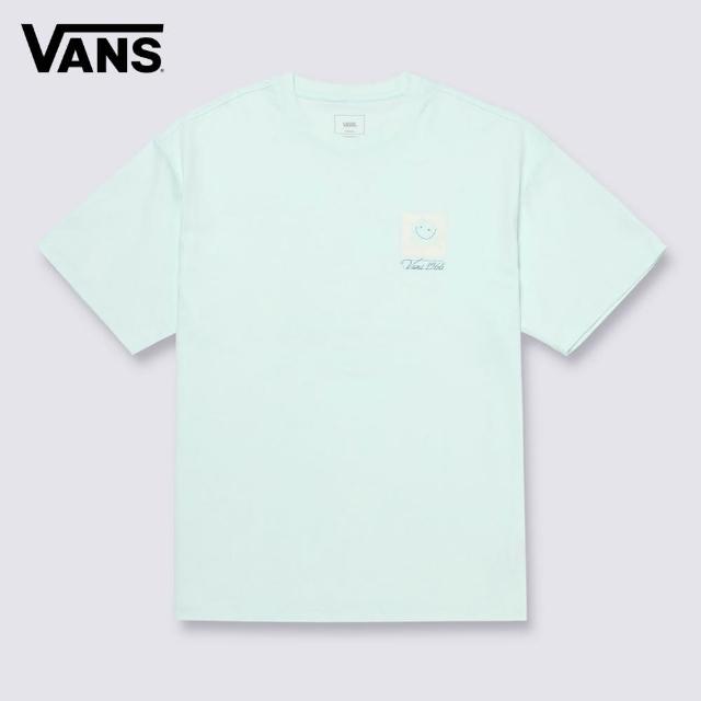 【VANS 官方旗艦】Smile Sun 男女款薄荷色短袖T恤