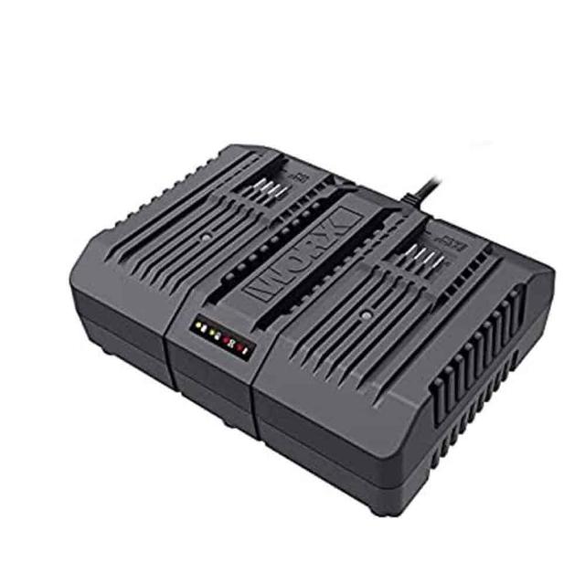 【WORX 威克士】20V 2A 橘標鋰電雙充充電器 WA3883(WA3883)