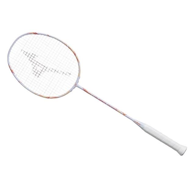 【MIZUNO 美津濃】CALIBER RAISE 羽球拍 入門拍 易操控 穿線拍 4U 白(73GTB50101)