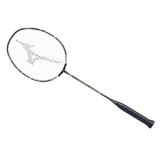 【MIZUNO 美津濃】CALIBER RAISE 羽球拍 入門拍 易操控 穿線拍 4U 黑(73GTB50109)