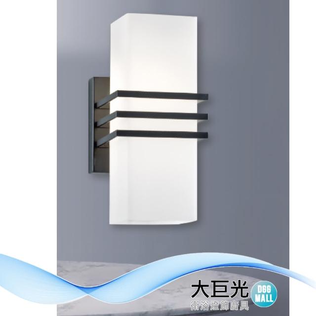 【大巨光】現代風 E27 單燈 壁燈(LW-12-4486 金屬、玻璃)