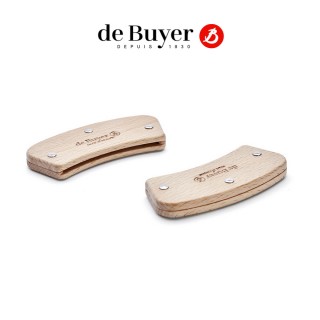 【de Buyer 畢耶】『LOQY活動柄系列』專用握柄-櫸木雙耳握把