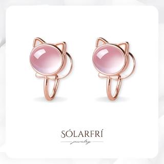 【SOLARFRi】耳夾式耳環｜兒童無耳洞專用親膚材質配戴舒適 附品牌禮盒包裝(女友女兒孫女聖誕生