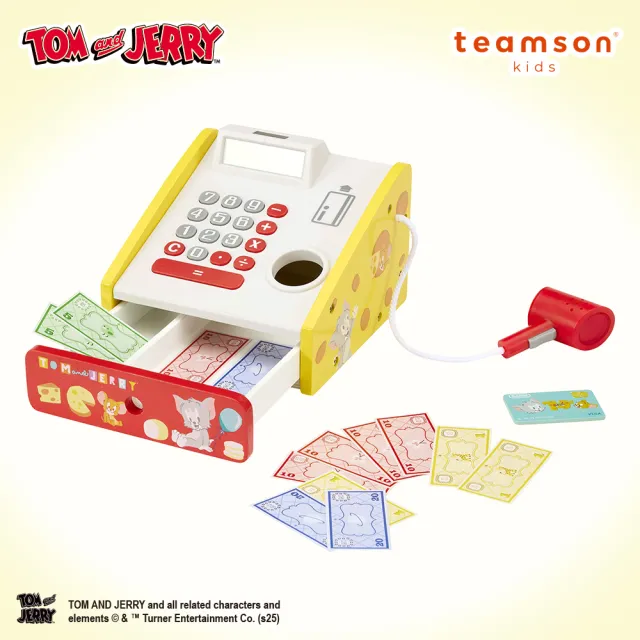 【Teamson】Tom and Jerry 小老闆木製聲光收銀機組