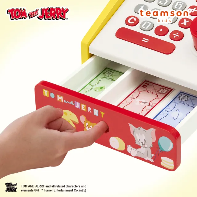 【Teamson】Tom and Jerry 小老闆木製聲光收銀機組