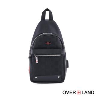 【OverLand】美式十字軍 - 格紋小胸揹包/肩揹包(5606)