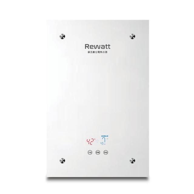 【ReWatt 綠瓦】鏡面負離子數位電熱水器(QR-209F不含安裝)