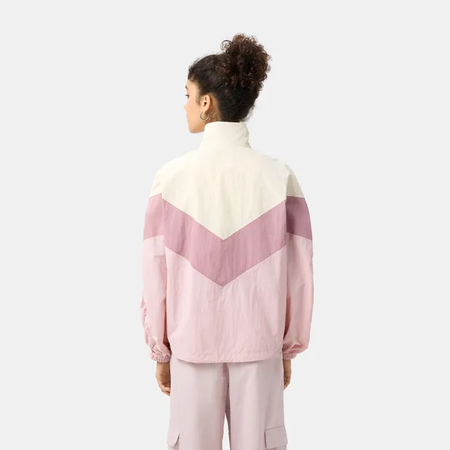 【GAP】女裝 Logo刺繡立領外套-粉色(727048)