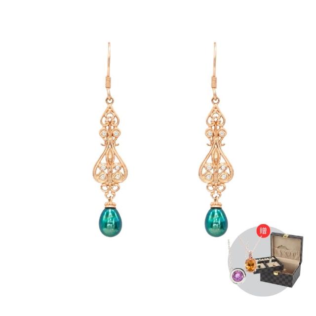 【Hommy Jewelry】Rococo｜紅毯天然珍珠耳環(珍珠)