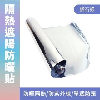 【HeatAway】2入 隔熱貼 遮陽防曬貼 窗戶隔熱 隔熱貼紙 窗貼遮光 185-TIPDS31*2(隔熱防曬玻璃貼)