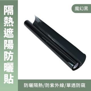 【HeatAway】2入 隔熱貼紙 窗戶隔熱膜 窗貼遮光隔熱防曬玻璃貼紙 不透光窗貼 185-TIPSB31*2(抗UV窗貼)