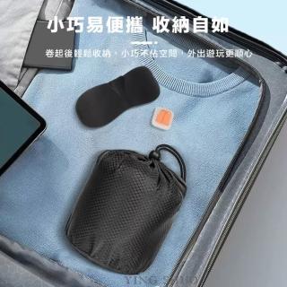 【YING SHUO】可拆洗 慢回彈記憶棉頸枕 贈收納袋(U型枕 飛機 旅行 護頸 便攜)