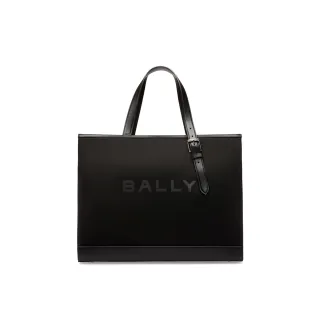 【BALLY】官方直送 BAR 帆布托特包