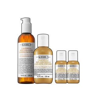 【契爾氏】官方直營 金盞花B5清潔組(Kiehl’s /泡泡凝露230ml+金盞花乳液125ml)