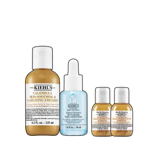 【契爾氏】官方直營 金盞花B5緊緻組(Kiehl’s /三酸精華液30ml+金盞花乳液125ml)