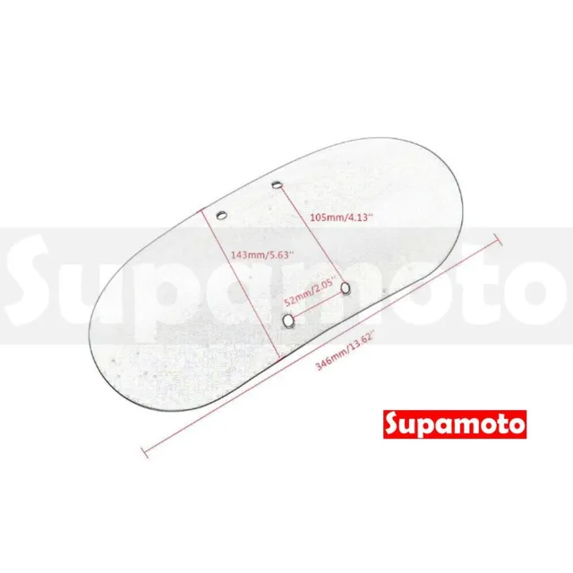 【Supamoto】哈雷48短土除—鋁合金(CB350/前擋泥板/前土除/黑色/檔車/復古/通用/改裝/專用)