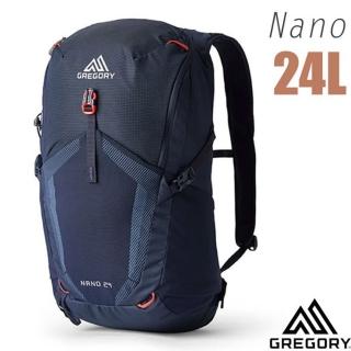【Gregory】NANO 24L 多功能休閒後揹包.雙肩揹包.通勤上學書包.水袋揹包(153059-8885 火花藍)