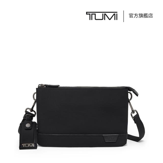 【TUMI】Harrison Bardin 休閒兩用手拿斜背包 - 黑色(TUMI 官方旗艦店)
