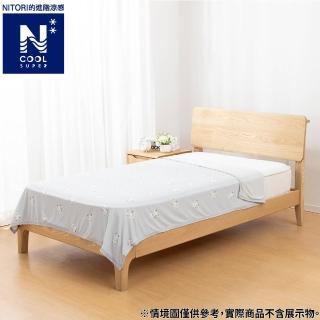 【NITORI 宜得利家居】進階涼感 薄涼被 N COOL SP TEDDY BEAR 單人 S25 泰迪熊(進階涼感 涼感 N COOL 涼被)