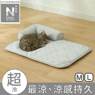 【NITORI 宜得利家居】極致涼感 寵物睡墊 M N COOL WSP GY S254(極致涼感 涼感 N COOL 寵物睡墊 寵物)