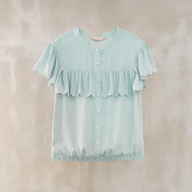 【perng yuh 芃諭名品】飄逸柔雅 連袖 雪紡上衣(2025 SS Collection|4A春夏新品上市)