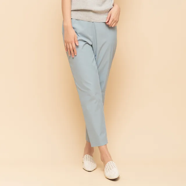 【perng yuh 芃諭名品】柔和日藍 錐形 九分褲(2025 SS Collection|4A春夏新品上市)