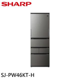 【SHARP 夏普】457L 一級能效自動除菌離子左右開任意門變頻冰箱-尊爵灰(SJ-PW46KT-H)