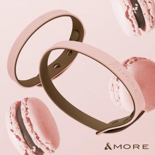 【&MORE 愛迪莫】Anion 負離子手環/腳環(馬卡龍色系-粉紅/健康/迴圈/送禮/禮盒)