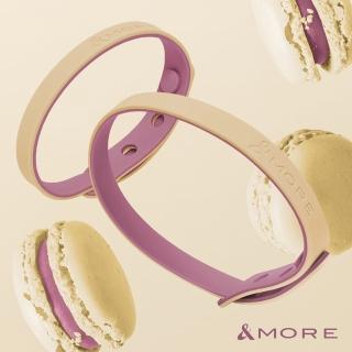 【&MORE 愛迪莫】Anion 負離子手環/腳環(馬卡龍色系-粉黃/健康/迴圈/送禮/禮盒)