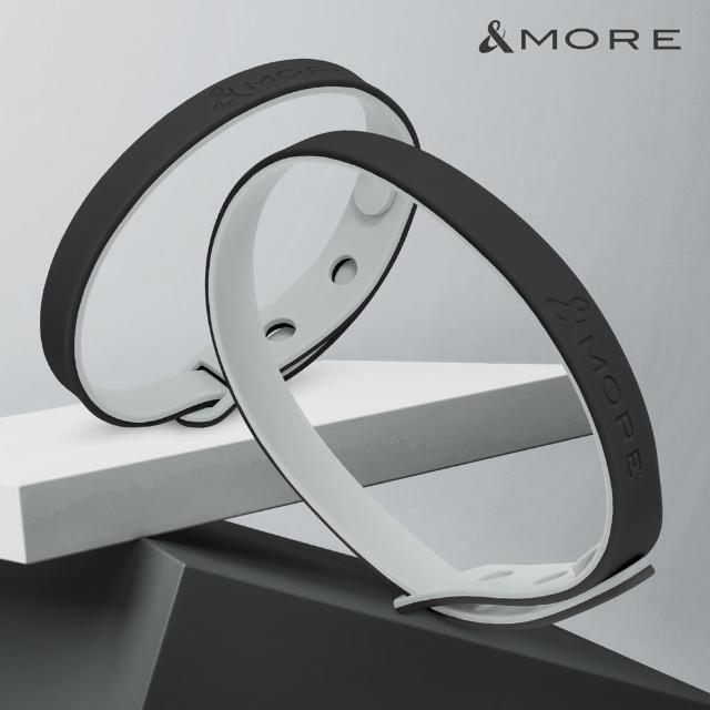 【&MORE 愛迪莫】Anion 負離子手環/腳環(經典色系-黑色/健康/循環/送禮/禮盒)