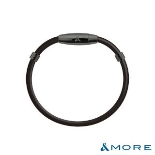 【&MORE 愛迪莫】X5 特仕版鈦鍺手環(槍灰-純黑/健康/迴圈/送禮/禮盒)