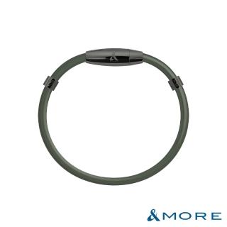 【&MORE 愛迪莫】X5 特仕版鈦鍺手環(槍灰-軍綠/健康/迴圈/送禮/禮盒)